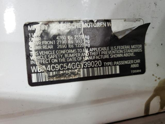2016 BMW 428 XI GRA WBA4C9C54GG139020