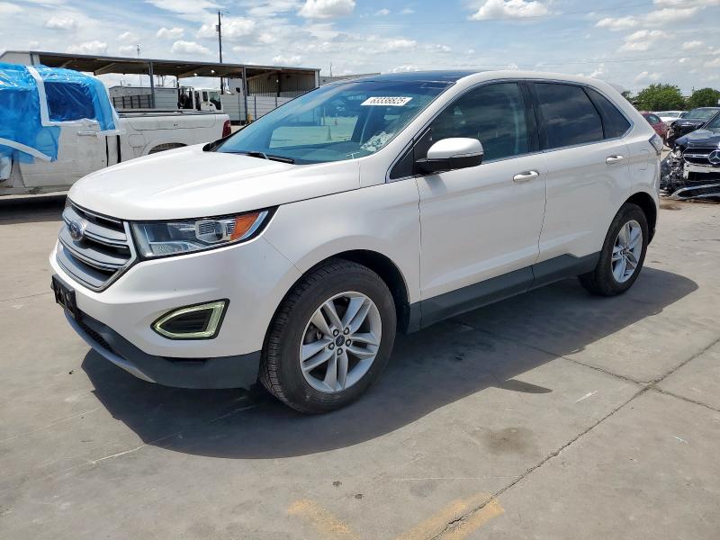 FORD EDGE SEL 2015 white 4dr spor gas 2FMTK3J92FBB57487 photo #1