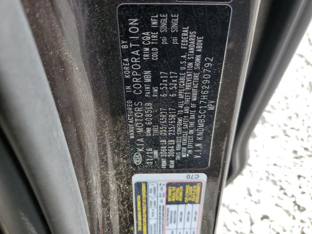 2017 KIA SEDONA LX KNDMB5C17H6290792
