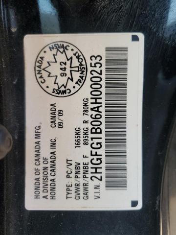 2010 HONDA CIVIC EXL - 2HGFG1B06AH000253
