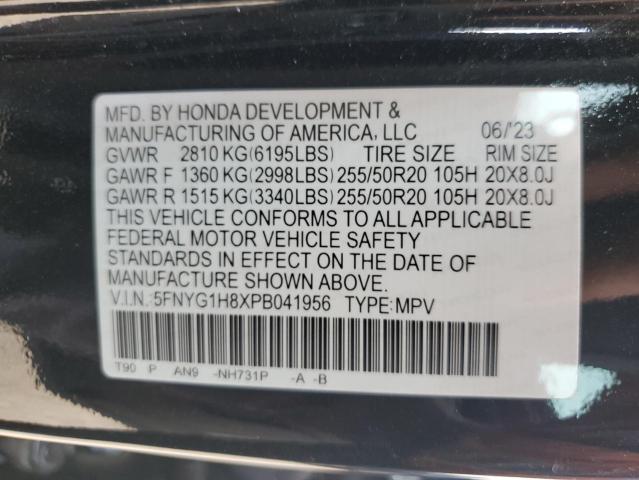 2023 HONDA PILOT ELIT 5FNYG1H8XPB041956