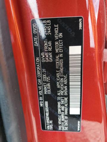 2020 VOLVO S60 T5 R-D 7JR102FM0LG054888