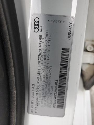 2018 AUDI A6 PREMIUM WAUG3AFC7JN065832