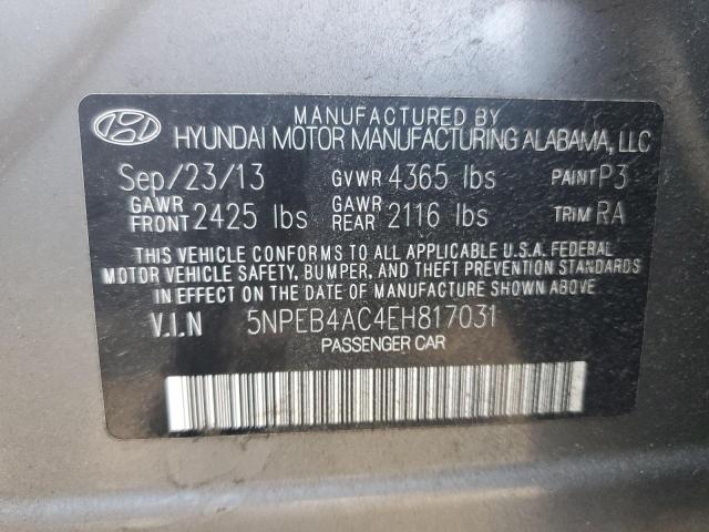 2014 HYUNDAI SONATA GLS - 5NPEB4AC4EH817031