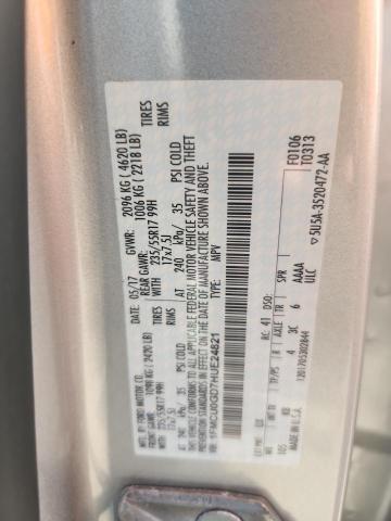 2017 FORD ESCAPE SE - 1FMCU0GD7HUE24821