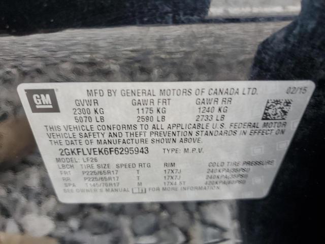 2015 GMC TERRAIN SL 2GKFLVEK6F6295943