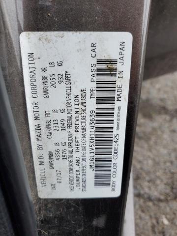 2017 MAZDA 6 TOURING JM1GL1V5XH1143639
