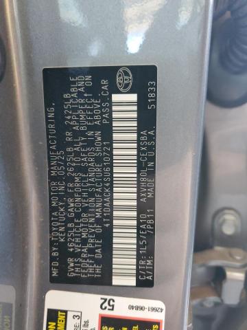 2025 TOYOTA CAMRY XSE - 4T1DAACK4SU610721