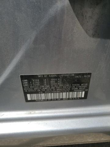 2021 SUBARU IMPREZA 4S3GTAB68M3701676