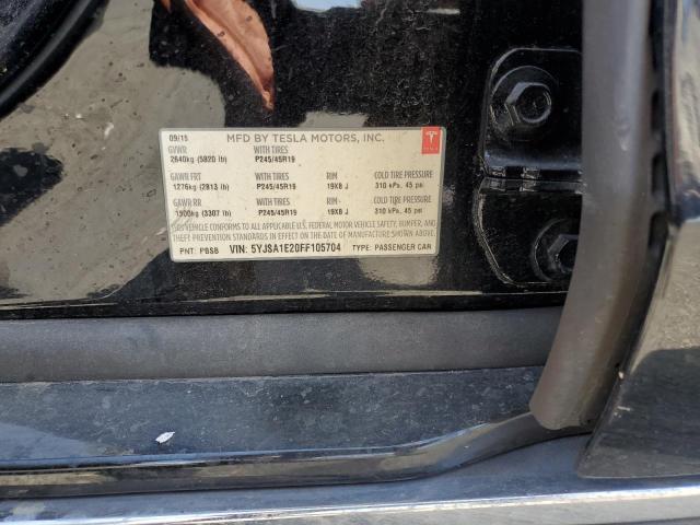 2015 TESLA MODEL S #3293520434