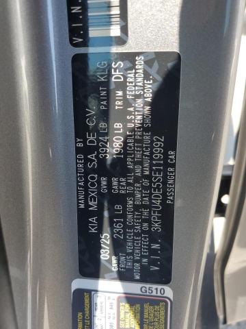 2025 KIA K4 EX 3KPFU4DE5SE119992