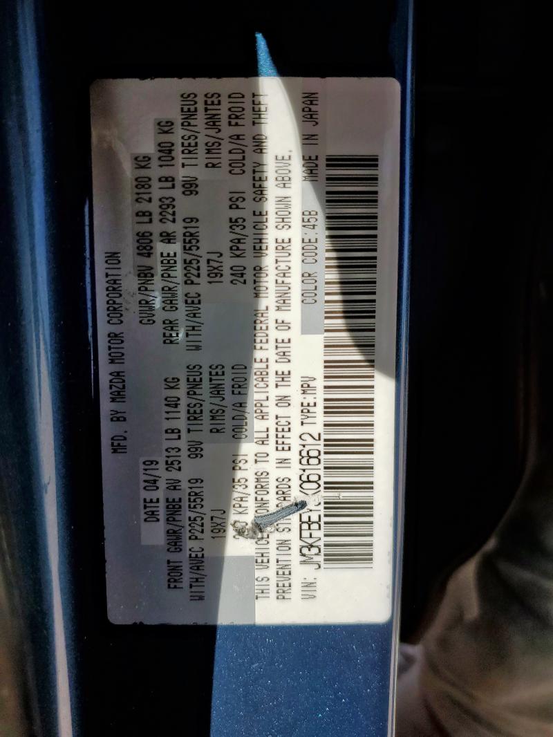 2019 MAZDA CX-5 SIGNA JM3KFBEY3K0616612