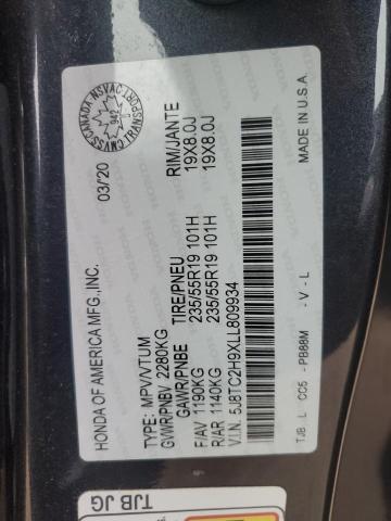2020 ACURA RDX PLATIN 5J8TC2H9XLL809934