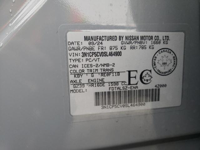 2025 NISSAN KICKS PLAY 3N1CP5CV0SL464900