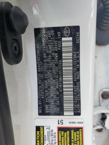 2018 TOYOTA CAMRY L 4T1B11HK4JU515753