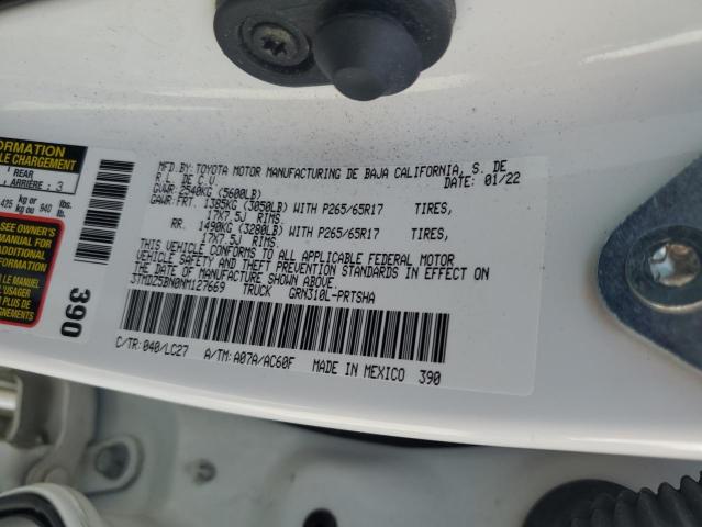 2022 TOYOTA TACOMA DOU - 3TMDZ5BN0NM127669