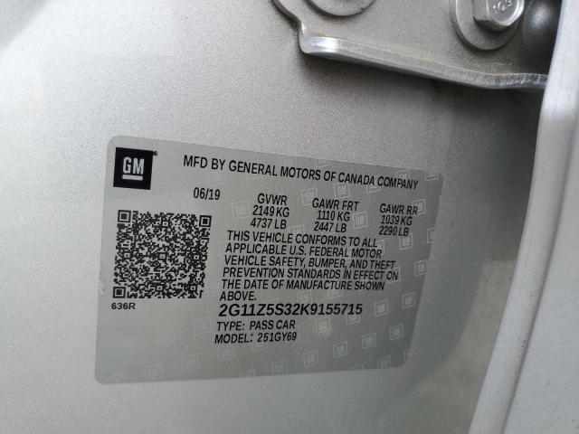2019 CHEVROLET IMPALA LT - 2G11Z5S32K9155715