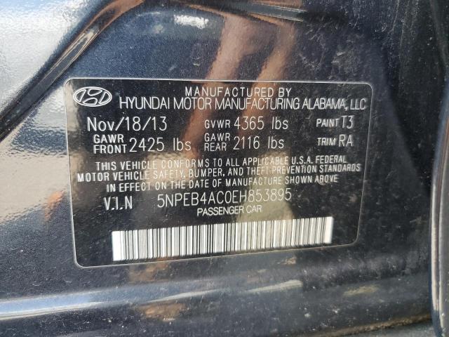 2014 HYUNDAI SONATA GLS - 5NPEB4AC0EH853895