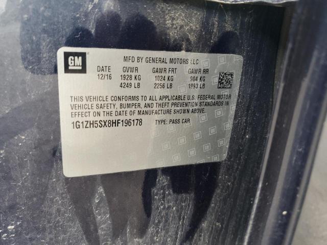 2017 CHEVROLET MALIBU PREMIER 1G1ZH5SX8HF196178
