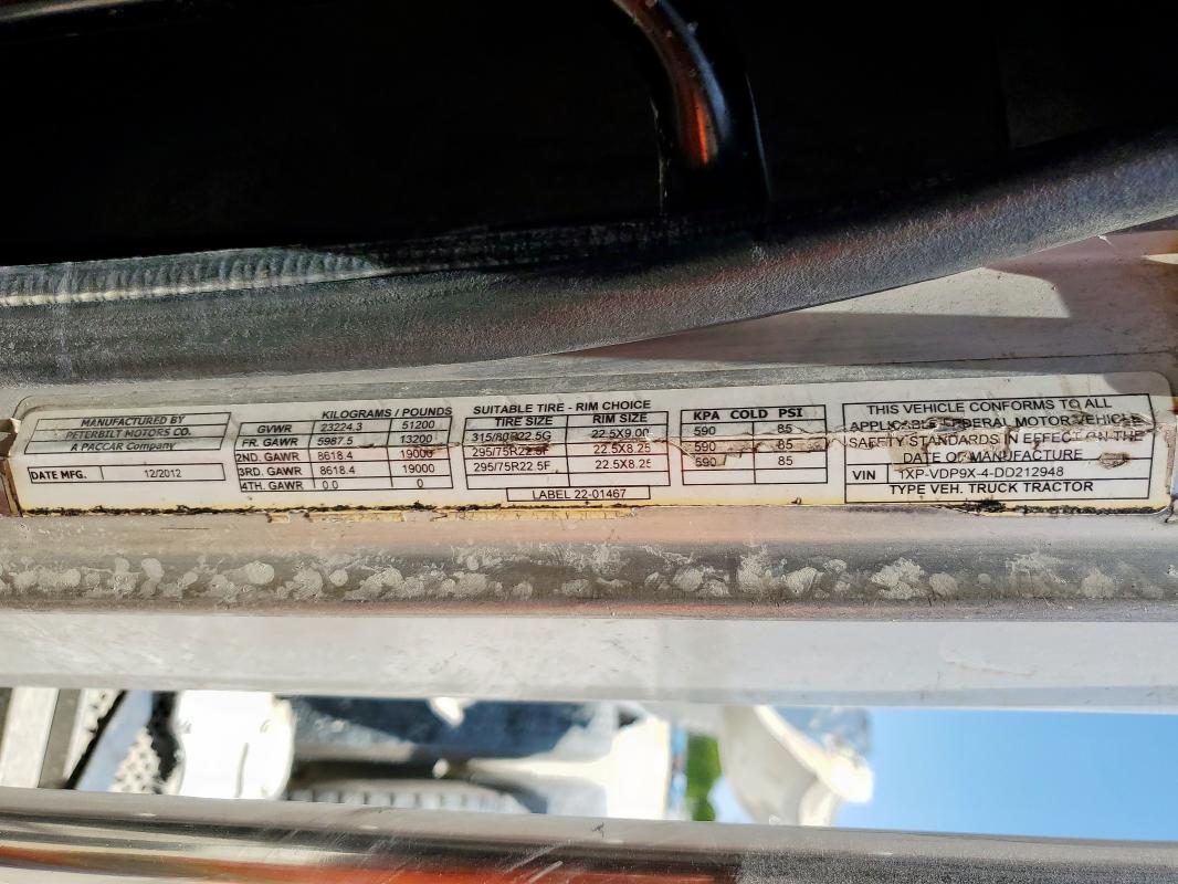 2013 PETERBILT 384 #3221212918