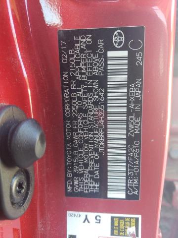 2017 TOYOTA PRIUS - JTDKBRFU4H3551642