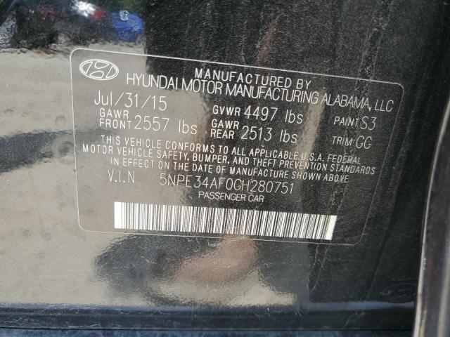 2016 HYUNDAI SONATA SPO - 5NPE34AF0GH280751