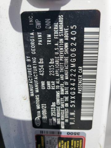 2021 KIA K5 EX 5XXG34J22MG062405