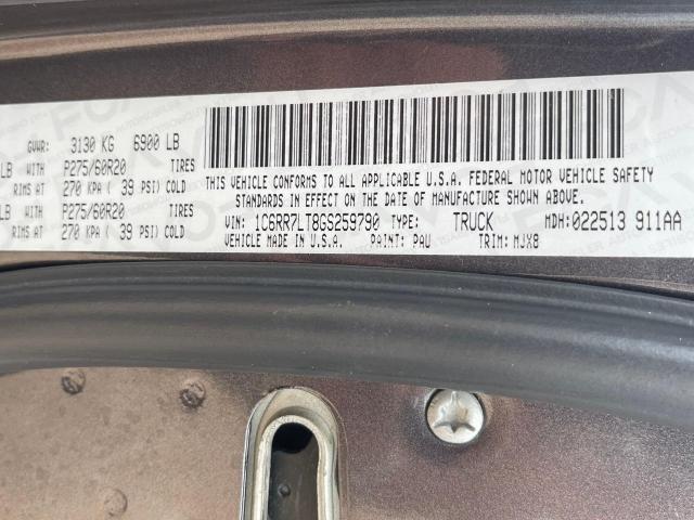 2016 RAM 1500 SLT 1C6RR7LT8GS259790