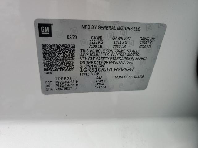 2020 GMC YUKON DENA - 1GKS1CKJ7LR284647