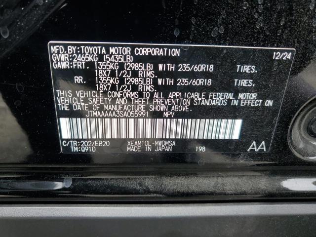 2025 TOYOTA BZ4X XLE JTMAAAAA3SA055991