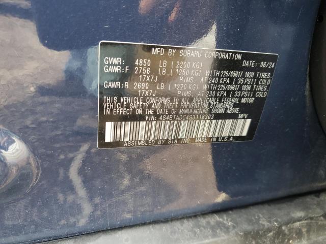 2025 SUBARU OUTBACK PR - 4S4BTADC4S3118303