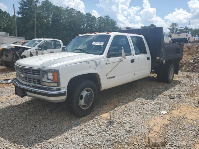 CHEVROLET GMT-400 C3 2000 white crew cha gas 1GBHC33J3YF479446 photo #1