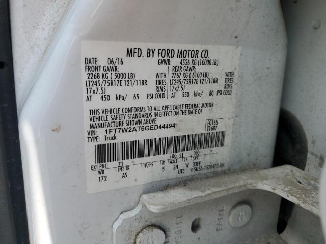 2016 FORD F250 SUPER 1FT7W2AT6GED44494