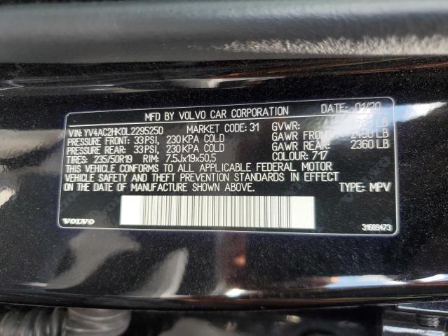 2020 VOLVO XC40 T4 MO YV4AC2HK0L2295250