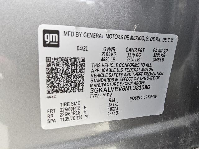 2021 GMC TERRAIN SL 3GKALVEV6ML381086