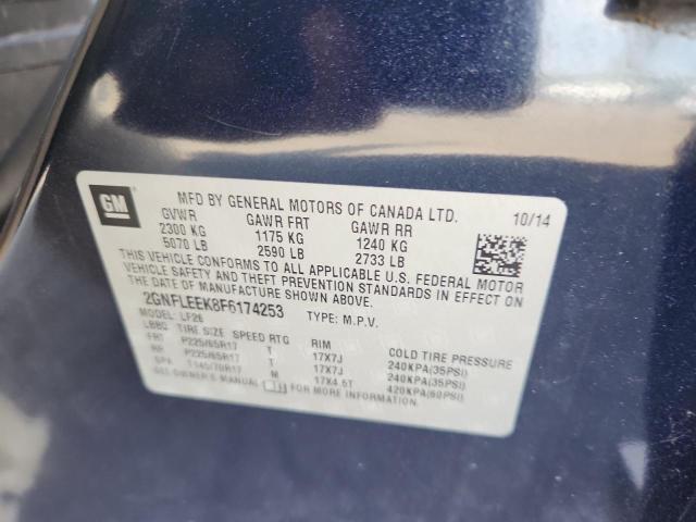 2015 CHEVROLET EQUINOX LS - 2GNFLEEK8F6174253