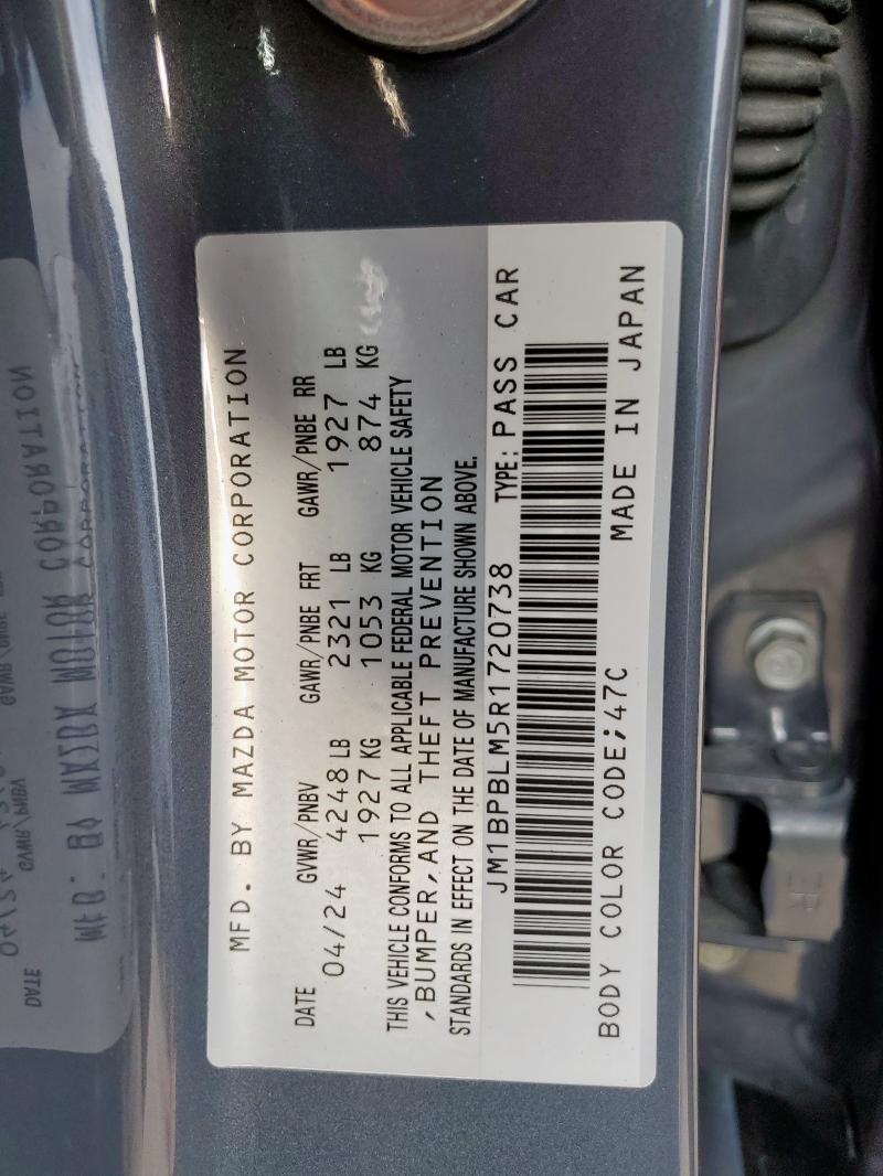 2024 MAZDA 3 PREFERRE - JM1BPBLM5R1720738