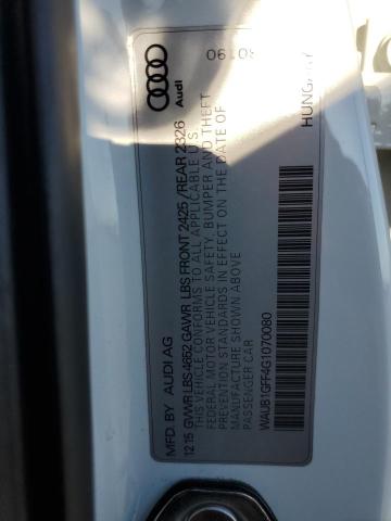 2016 AUDI S3 PREMIUM WAUB1GFF4G1070080
