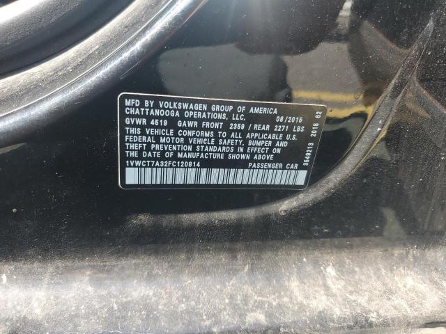 2015 VOLKSWAGEN PASSAT SEL 1VWCT7A32FC120814
