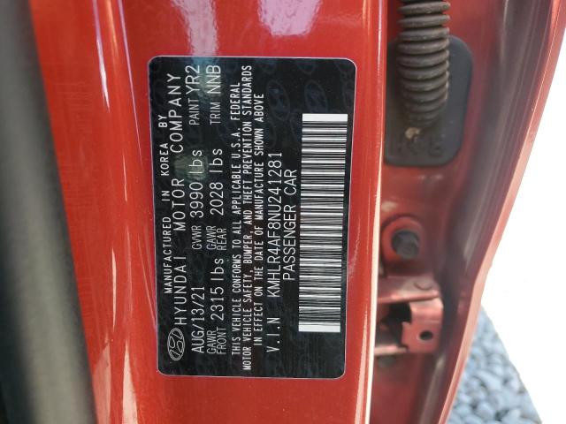 2022 HYUNDAI ELANTRA N KMHLR4AF8NU241281