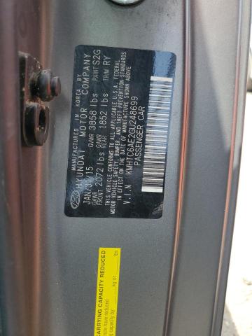 2016 HYUNDAI VELOSTER T - KMHTC6AE2GU248699