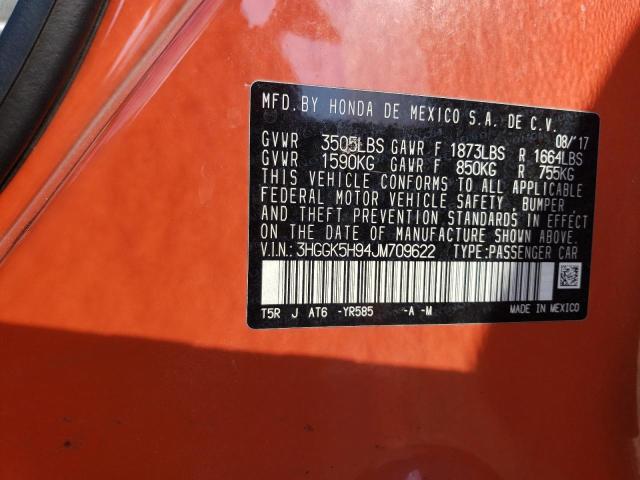 2018 HONDA FIT EX 3HGGK5H94JM709622
