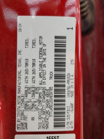 2025 TOYOTA TUNDRA CRE - 5TFLA5EC2SX038785