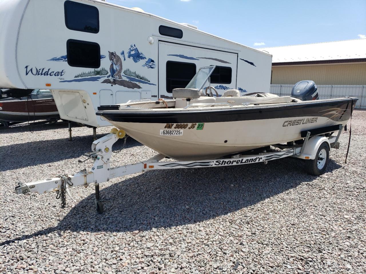 Lot #3191512016 2001 CRESTLINER BOAT