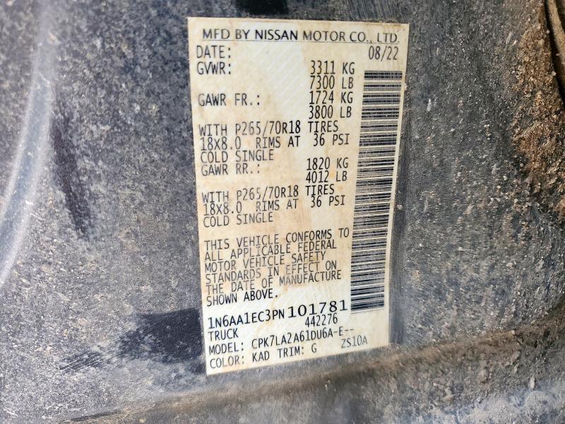 2023 NISSAN TITAN S - 1N6AA1EC3PN101781
