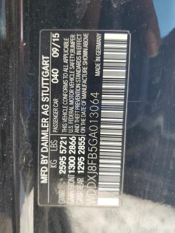 2016 MERCEDES-BENZ S 550 - WDDXJ8FB5GA013064