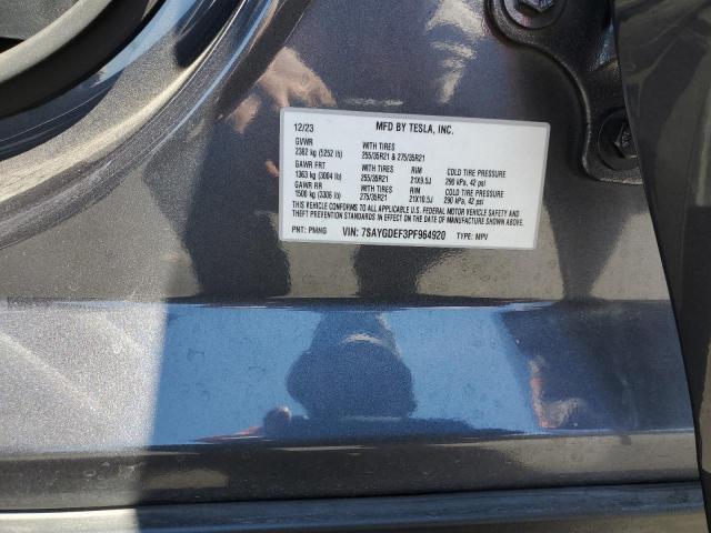 2023 TESLA MODEL Y 7SAYGDEF3PF964920