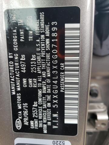 2016 KIA OPTIMA EX - 5XXGU4L3XGG071893