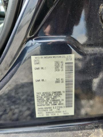 2019 NISSAN ALTIMA SV 1N4BL4DV4KC127063