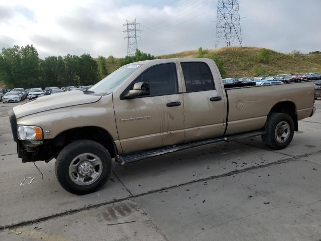 DODGE RAM 2500 S 2004 gold crew pic diesel 3D7KU28C54G273174 photo #1